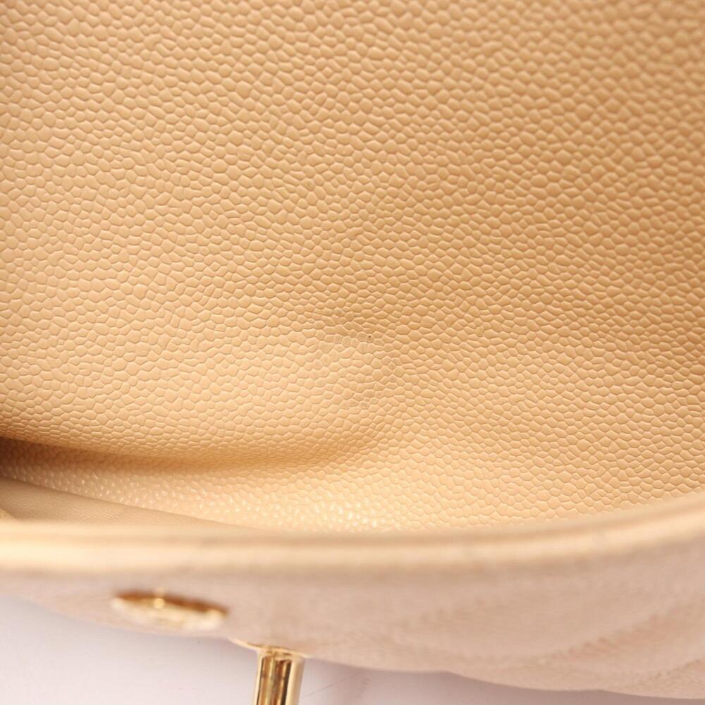 Chanel 30 Classic Large Double Flap Shoulder Bag/Handbag, Caviar Leather (Gra... - Picture 6 of 11
